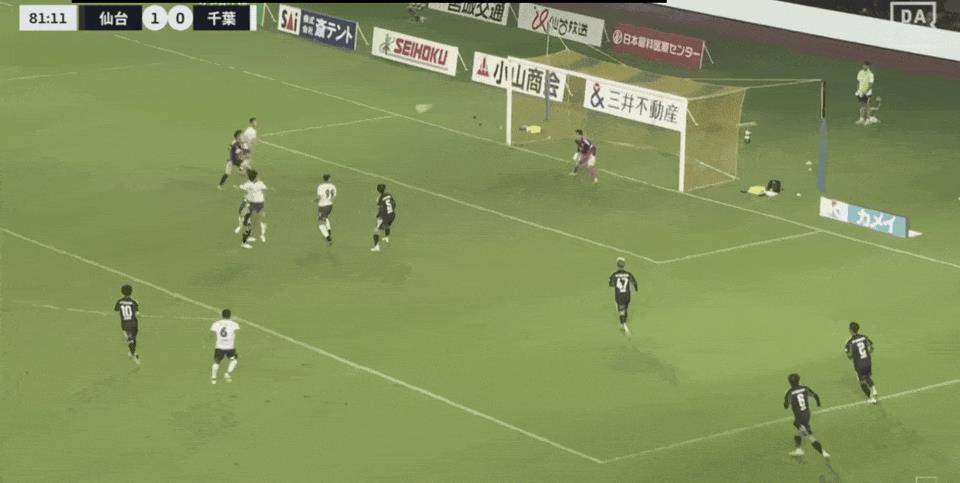 Tường thuật trận đấu J2 League: Hidetoshi Takeda ghi bàn bằng đầu, Sendai Tanabata đánh bại Chiba Ichihara với tỷ số 1-0